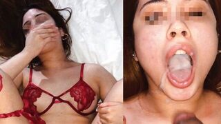 Cute Teen Sucks and Swallows Load - porn video