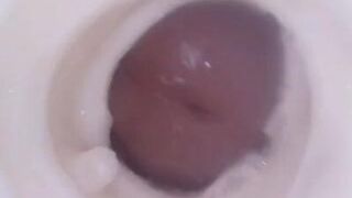 slow fuck with camera inside pussy full of pre cum - porn video