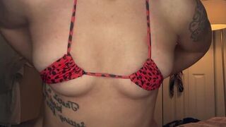 ditching the bikini for public night swim skinnydipping - porn video